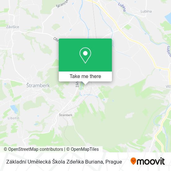 Základní Umělecká Škola Zdeňka Buriana map
