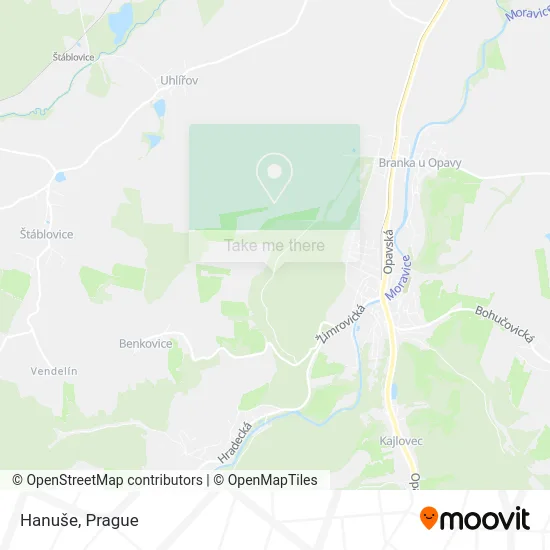 Карта Hanuše