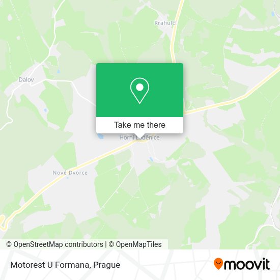 Карта Motorest U Formana