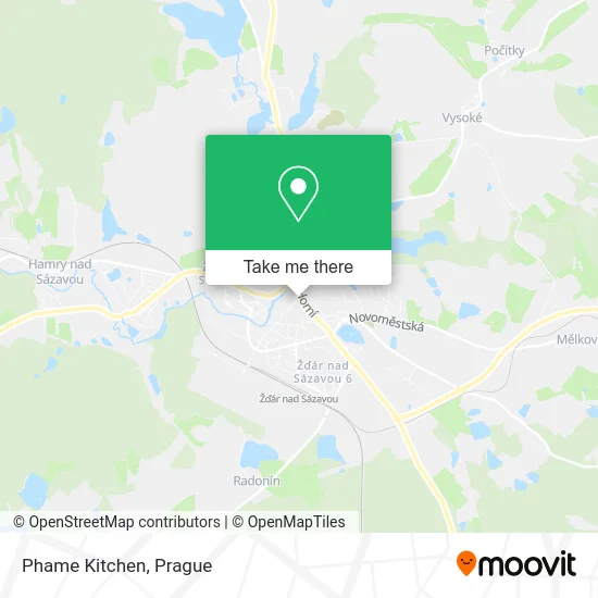 Карта Phame Kitchen