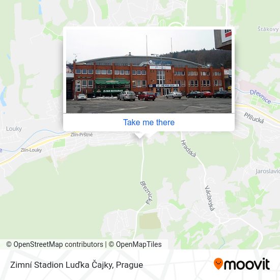 Zimní Stadion Luďka Čajky map