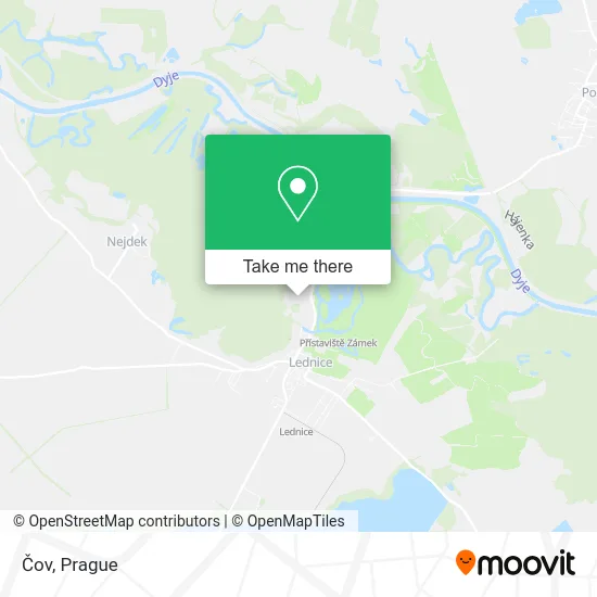 Карта Čov