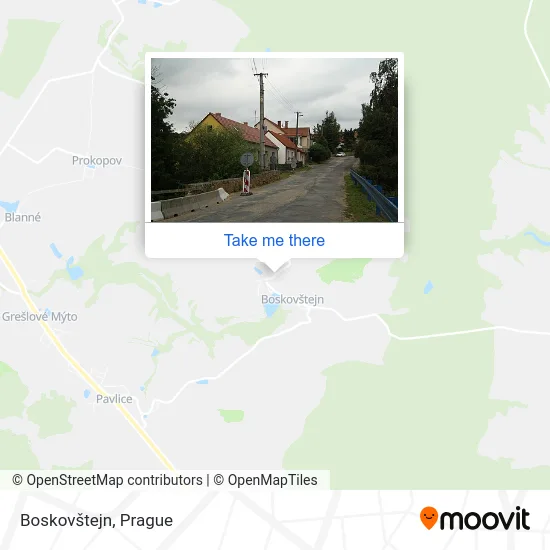 Карта Boskovštejn