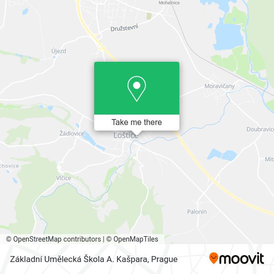 Základní Umělecká Škola A. Kašpara map