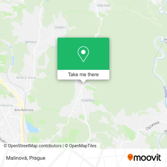 Карта Malinová