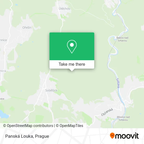Карта Panská Louka
