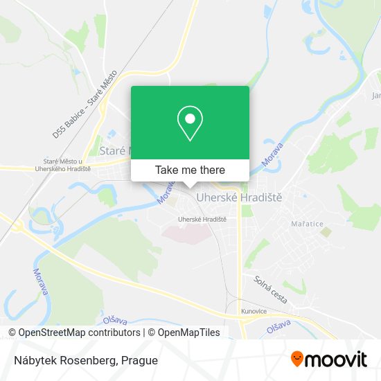 Nábytek Rosenberg map