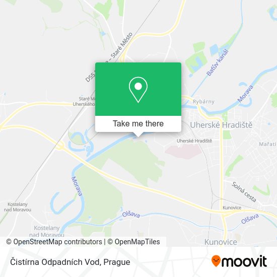 Čistírna Odpadních Vod map