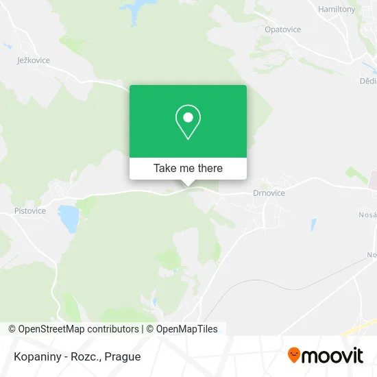 Карта Kopaniny - Rozc.