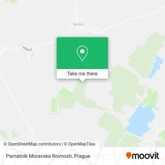 Památník Moravské Rovnosti map