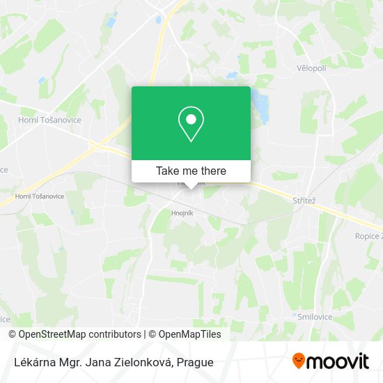 Lékárna Mgr. Jana Zielonková map