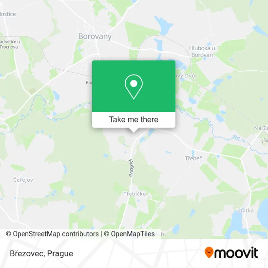 Карта Březovec