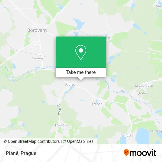 Карта Pláně