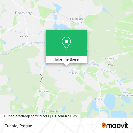 Карта Tuhaře