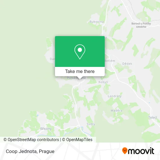 Карта Coop Jednota