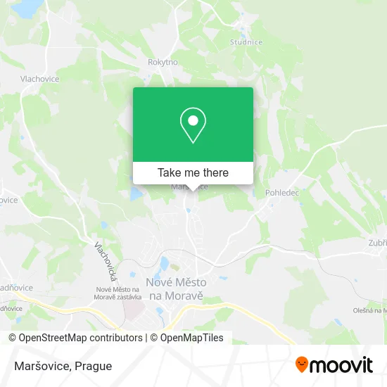Карта Maršovice