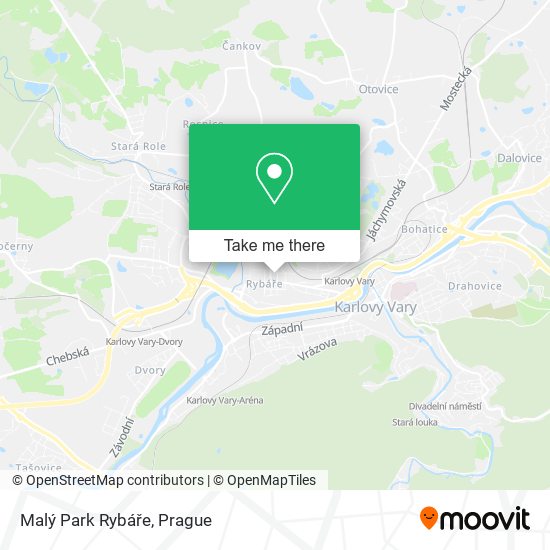 Malý Park Rybáře map