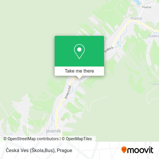 Карта Česká Ves (Škola,Bus)
