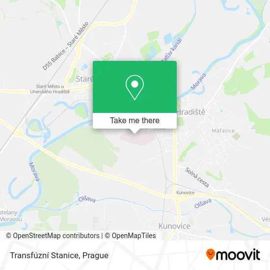 Карта Transfúzní Stanice