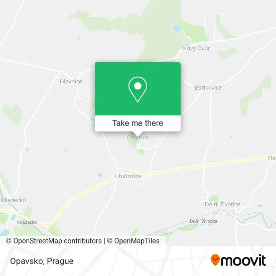 Карта Opavsko