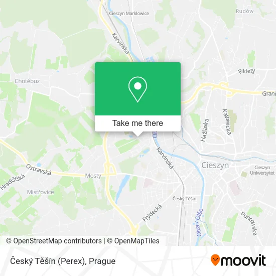 Český Těšín (Perex) map
