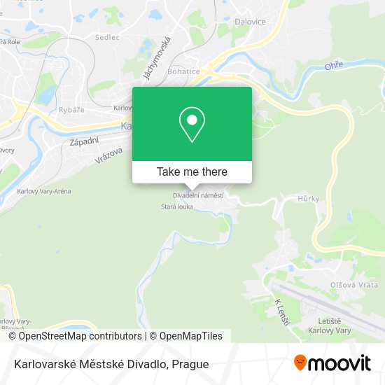Karlovarské Městské Divadlo map