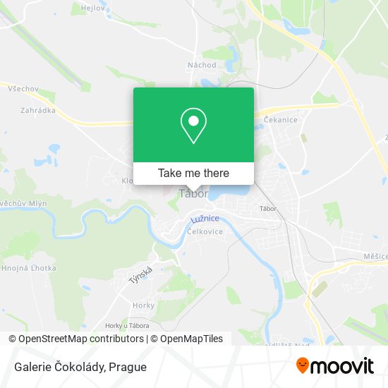 Galerie Čokolády map