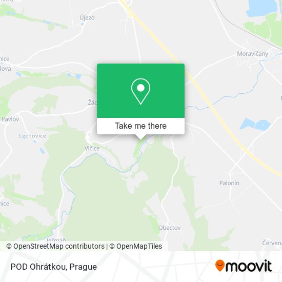 Карта POD Ohrátkou