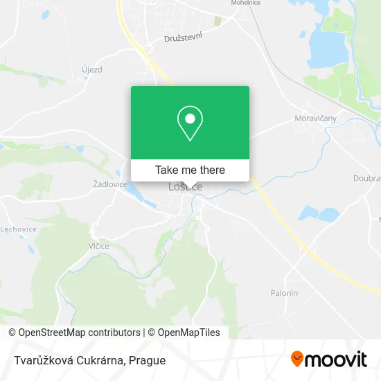 Карта Tvarůžková Cukrárna