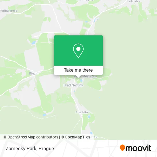 Карта Zámecký Park