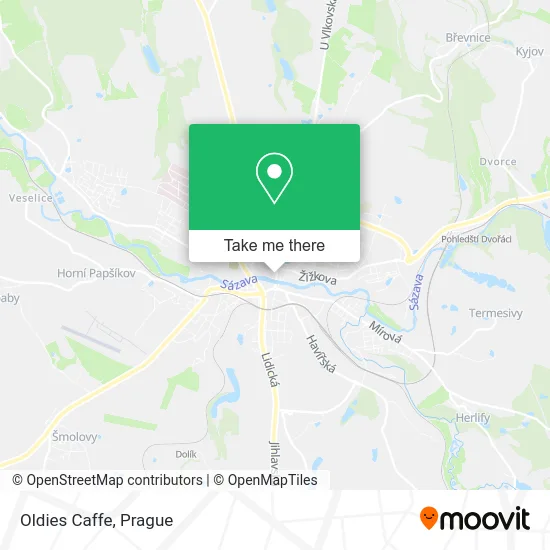 Карта Oldies Caffe