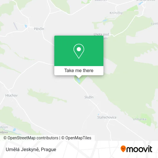 Карта Umělá Jeskyně