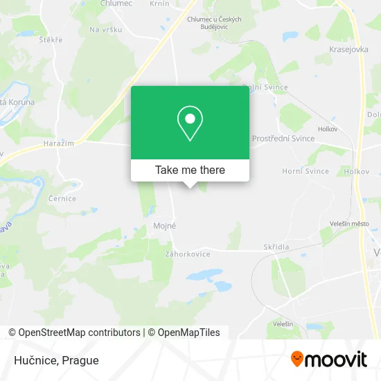 Карта Hučnice