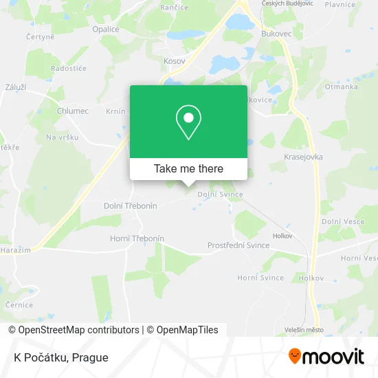 Карта K Počátku