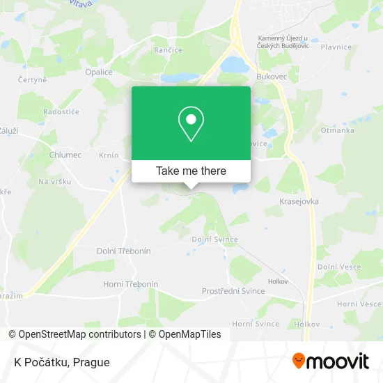 Карта K Počátku