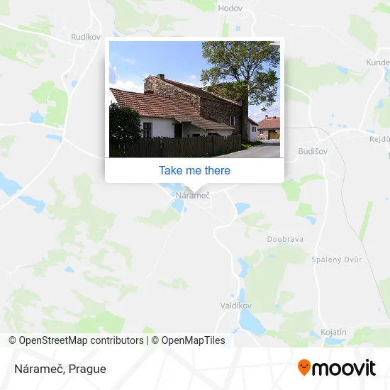 Карта Nárameč