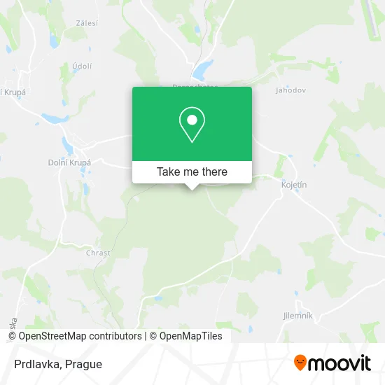 Карта Prdlavka