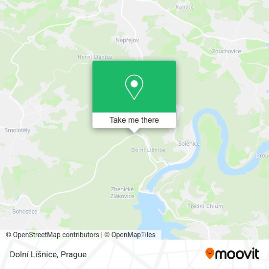 Dolní Líšnice map