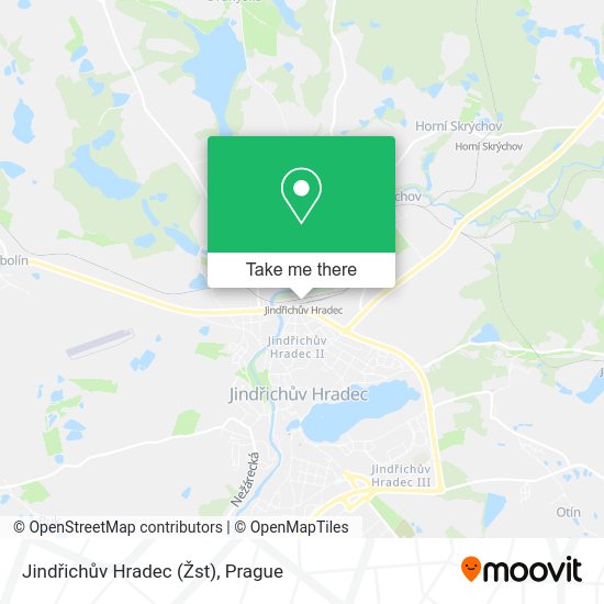 Jindřichův Hradec (Žst) map
