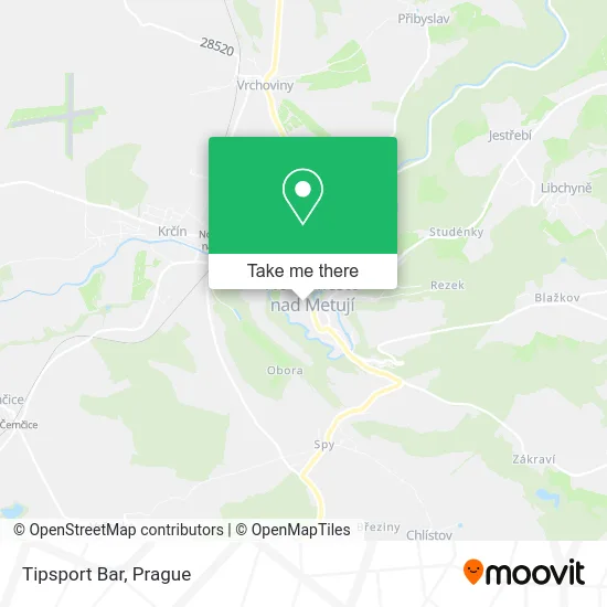 Карта Tipsport Bar