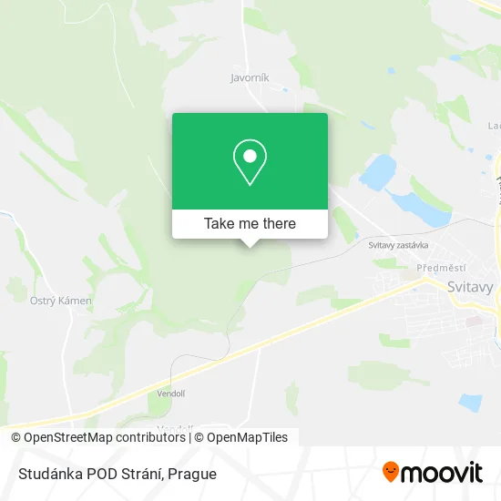 Карта Studánka POD Strání
