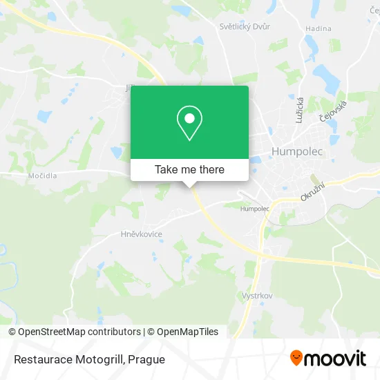 Карта Restaurace Motogrill