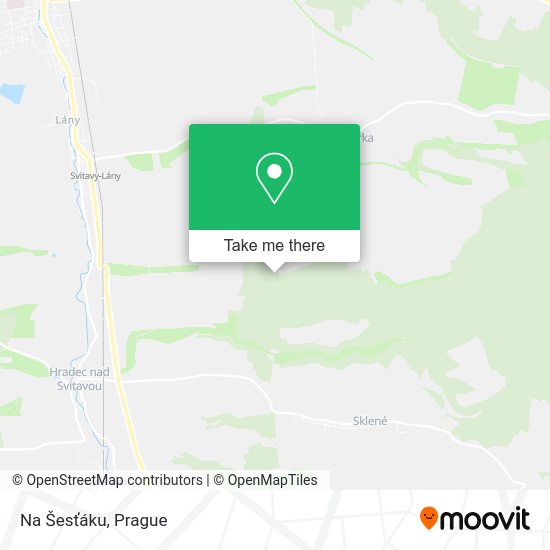 Na Šesťáku map