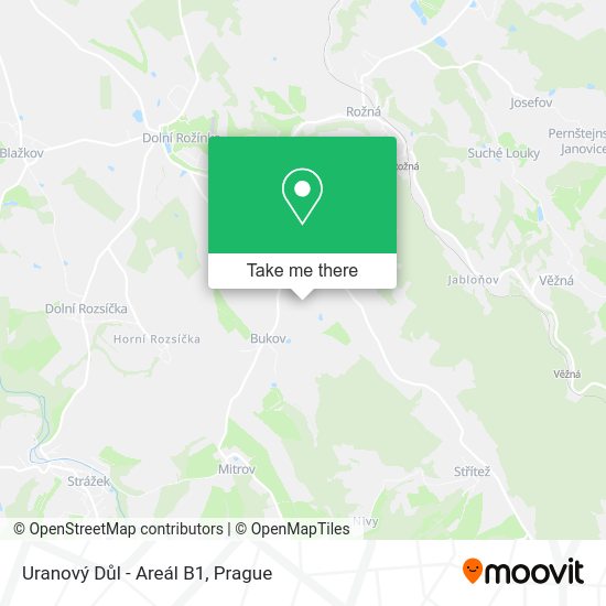 Uranový Důl - Areál B1 map