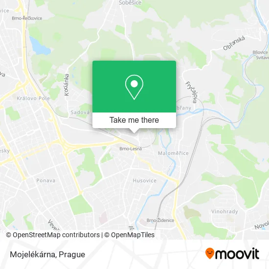 Карта Mojelékárna
