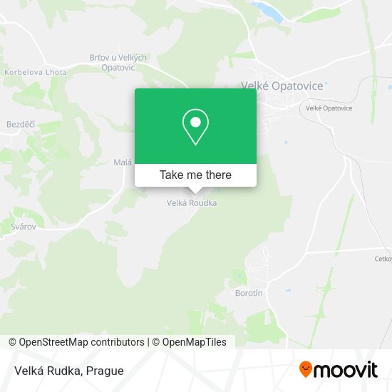 Карта Velká Rudka