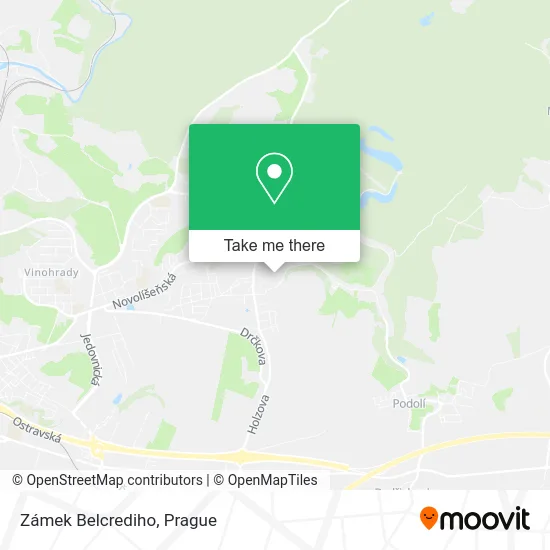 Карта Zámek Belcrediho