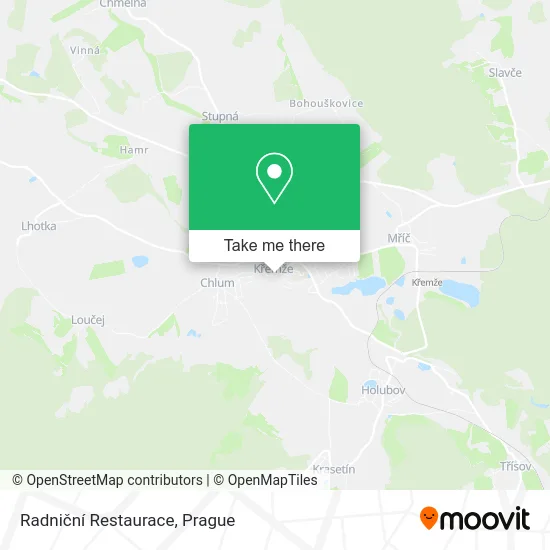 Карта Radniční Restaurace