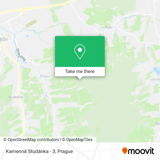 Карта Kamenná Studánka - 3