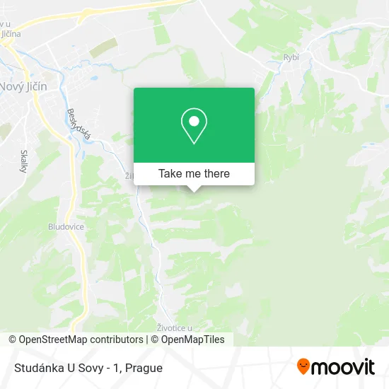 Карта Studánka U Sovy - 1